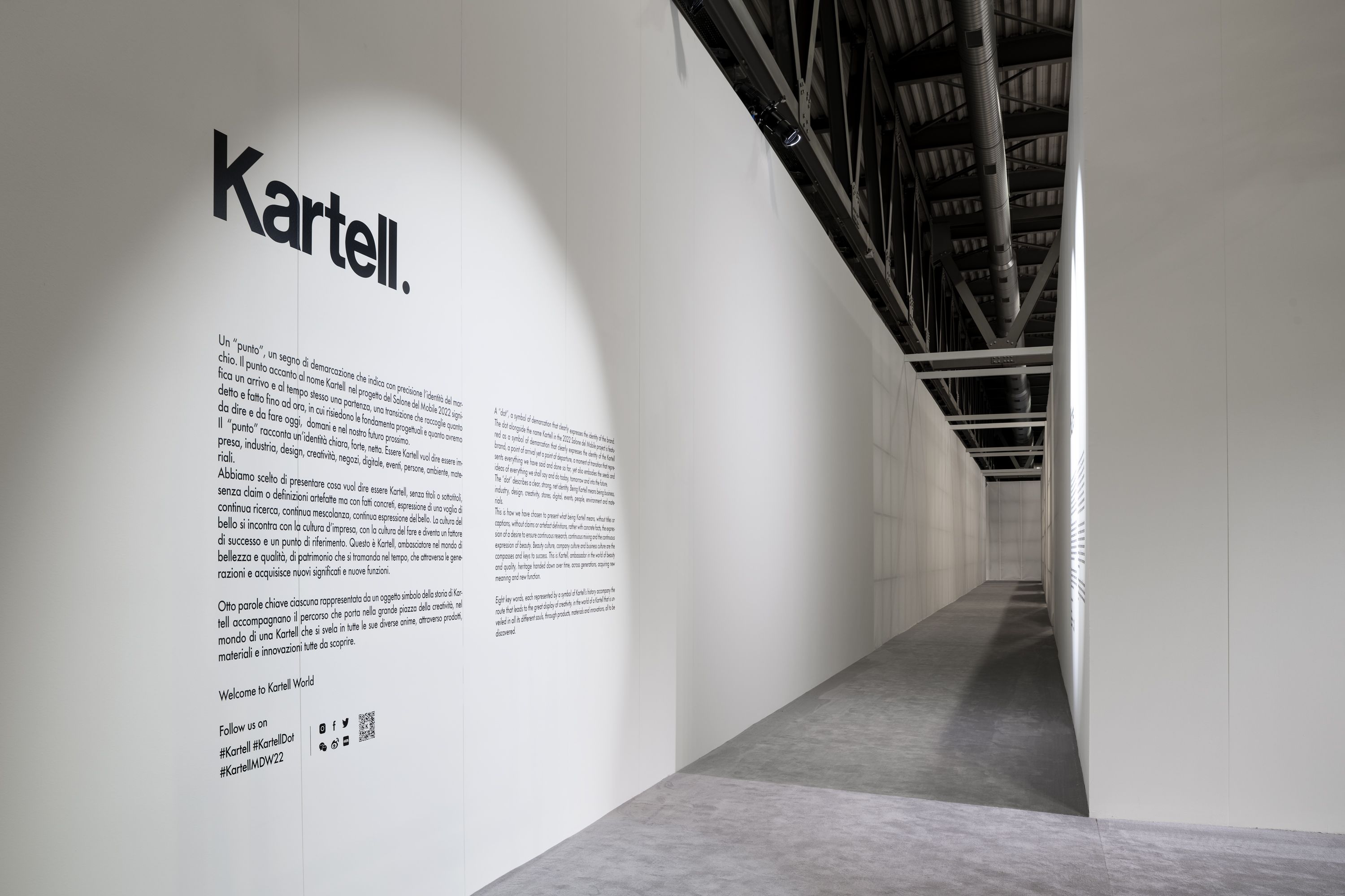 Kartell booth at Salone del Mobile Milan 2022