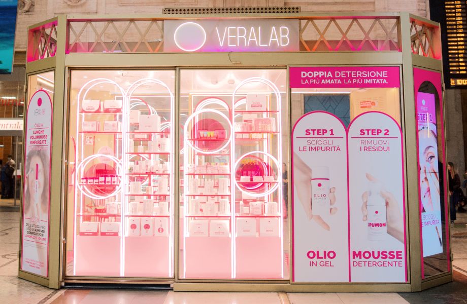 VeraLab temporary store a Milano Stazione Centrale