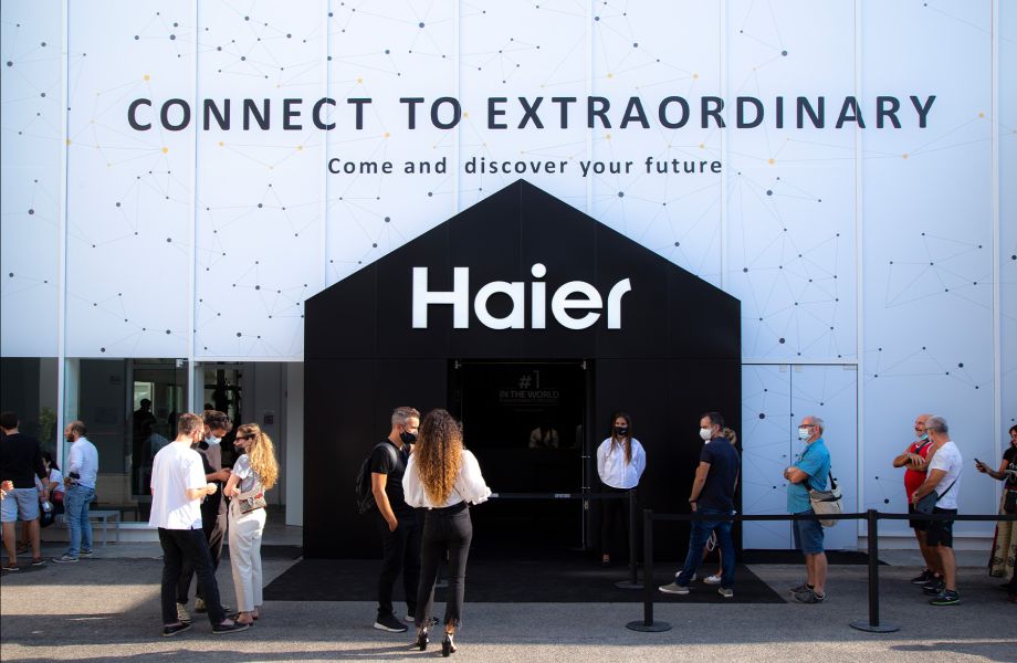 Stand Haier al FuoriSalone di Settembre 2021