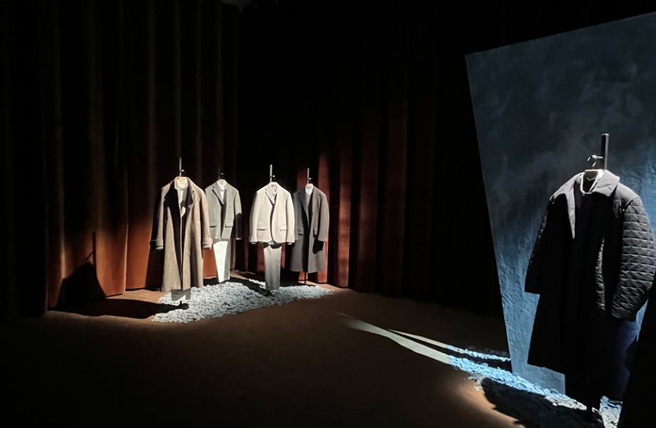 Corneliani men fashion show in milan, january 2023