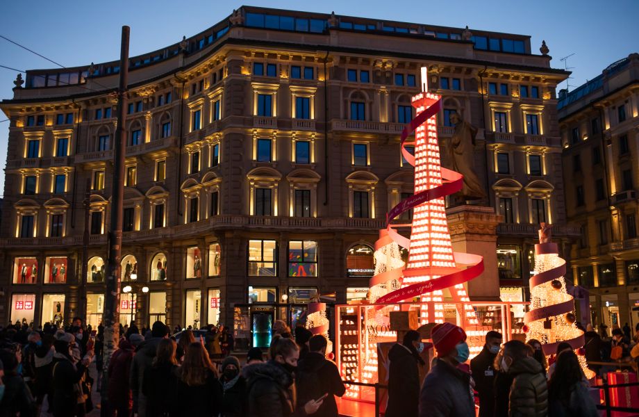 Albero di Natale Lancome in Cordusio - Milano - Dicembre 2021