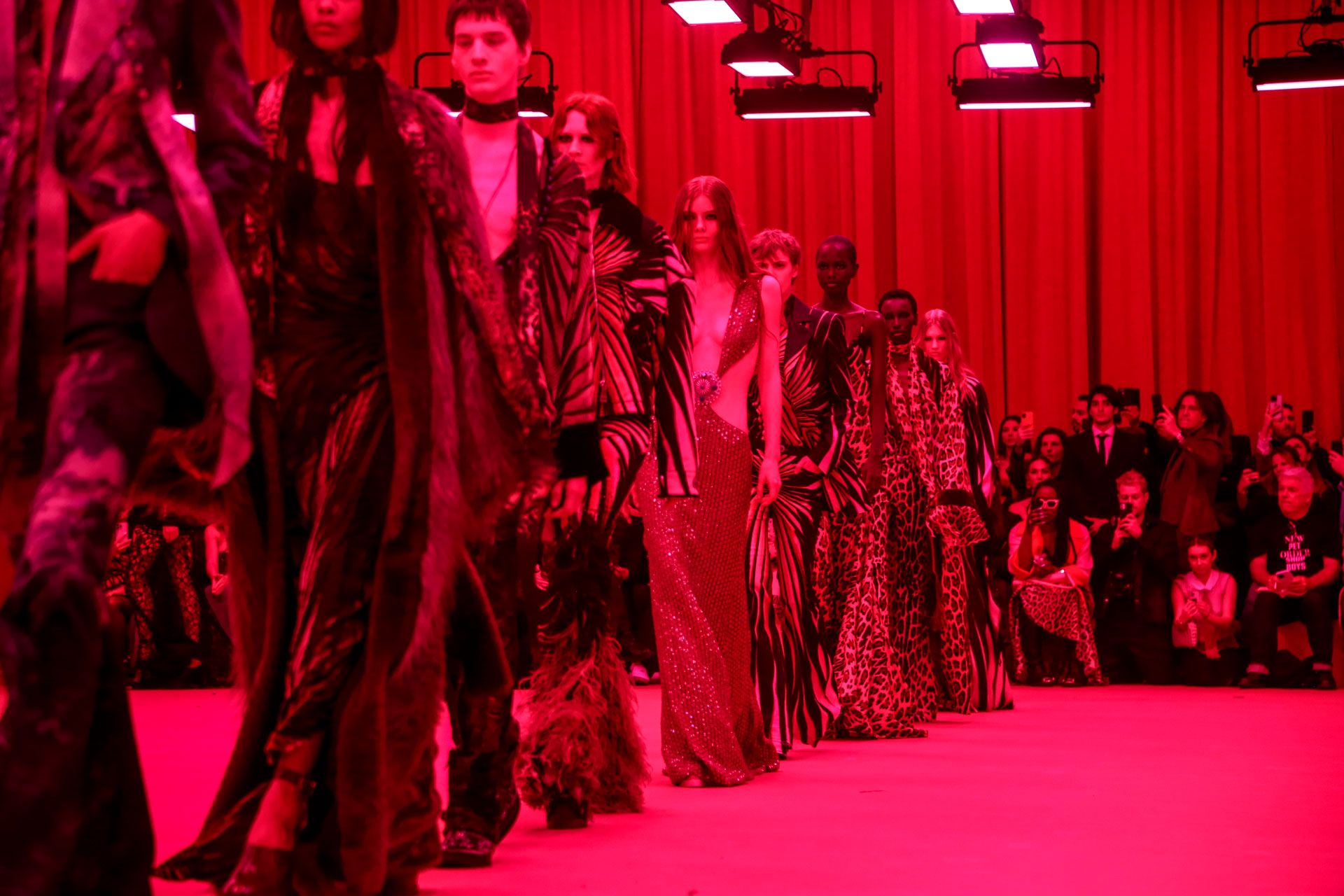 Sfilata Roberto Cavalli Milano Fashion Week Febbraio 2023