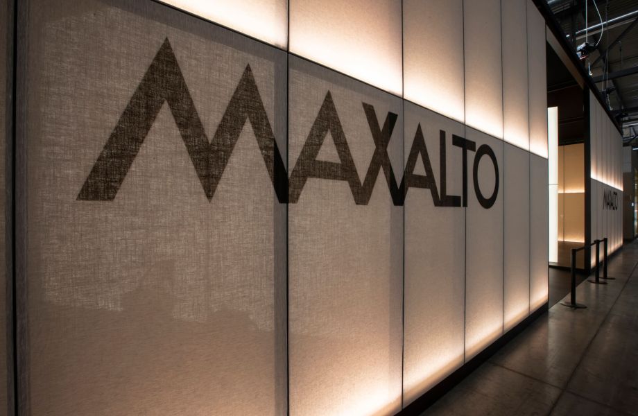 Maxalto booth at salone del mobile 2023