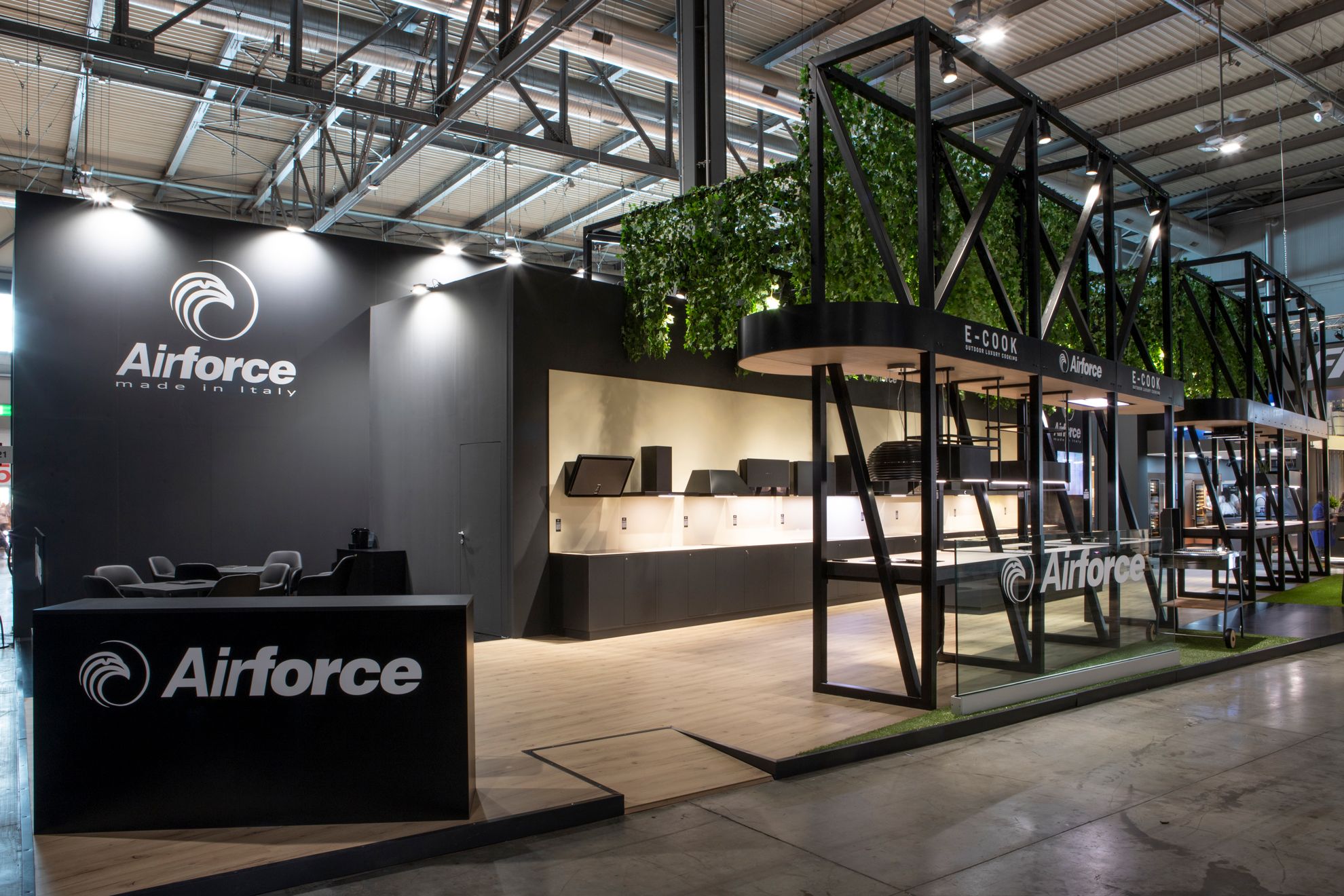 Airforce booth during Milano Design Week 2022